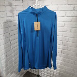 NWT Inbike Dry in Storm Ladies Size 2XL Royal Blue  1/4 Zip Bicycle Jersey